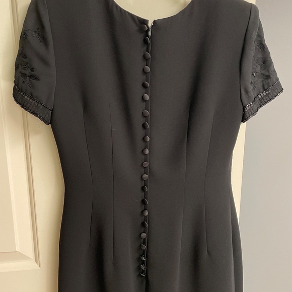 Black Dress, Donna Morgan, Woman, 6 Petite - Picture 4 of 11